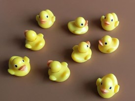 Molde silicona 8 patitos